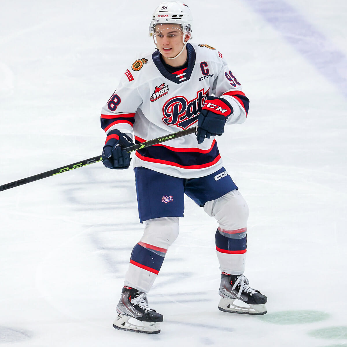 CONNOR BEDARD REGINA PATS THIRD ALTERNATIVE JERSEY