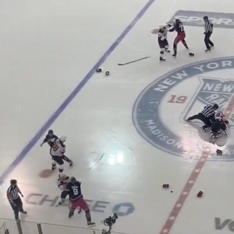 The true reason behind the RangersDevils line brawl has been revealed