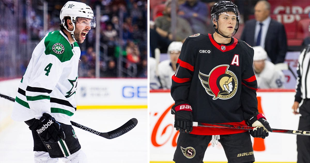 Former NHLer Jason Demers and Ottawa Senators' Tim Stutzle