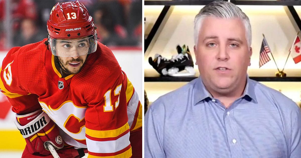 Johnny Gaudreau and Frank Seravalli