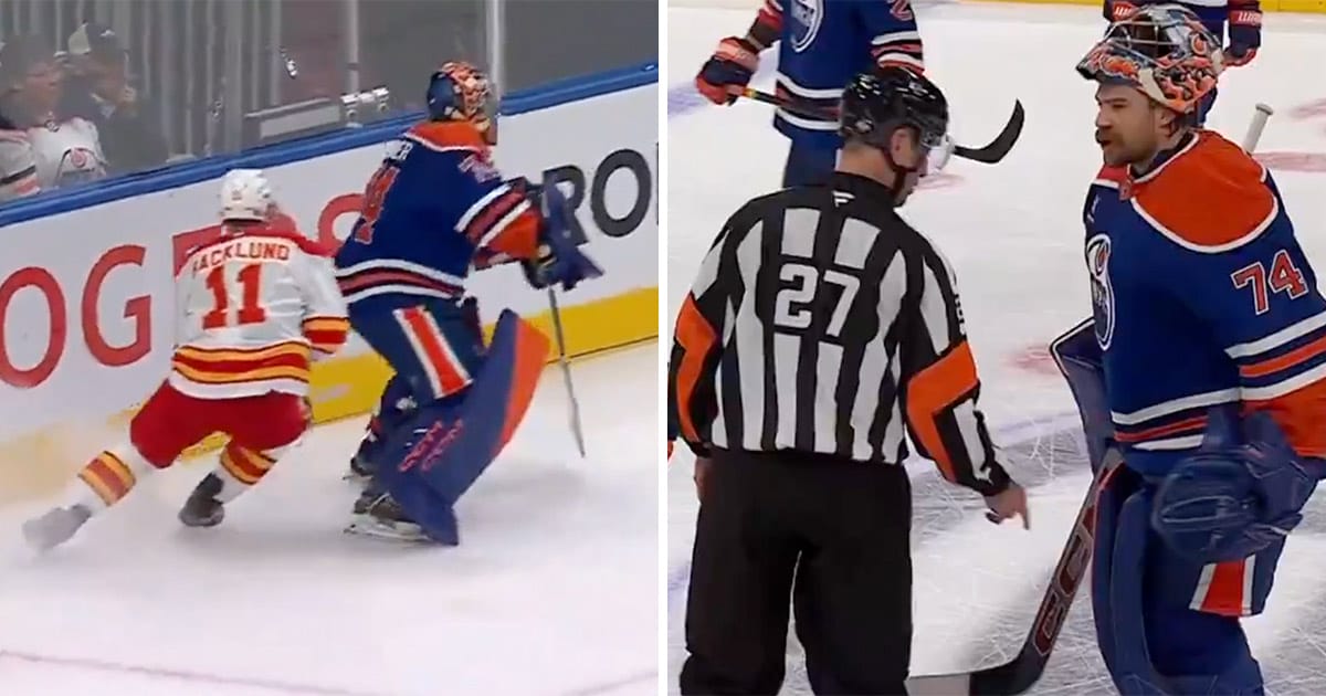 Stuart Skinner of the Edmonton Oilers