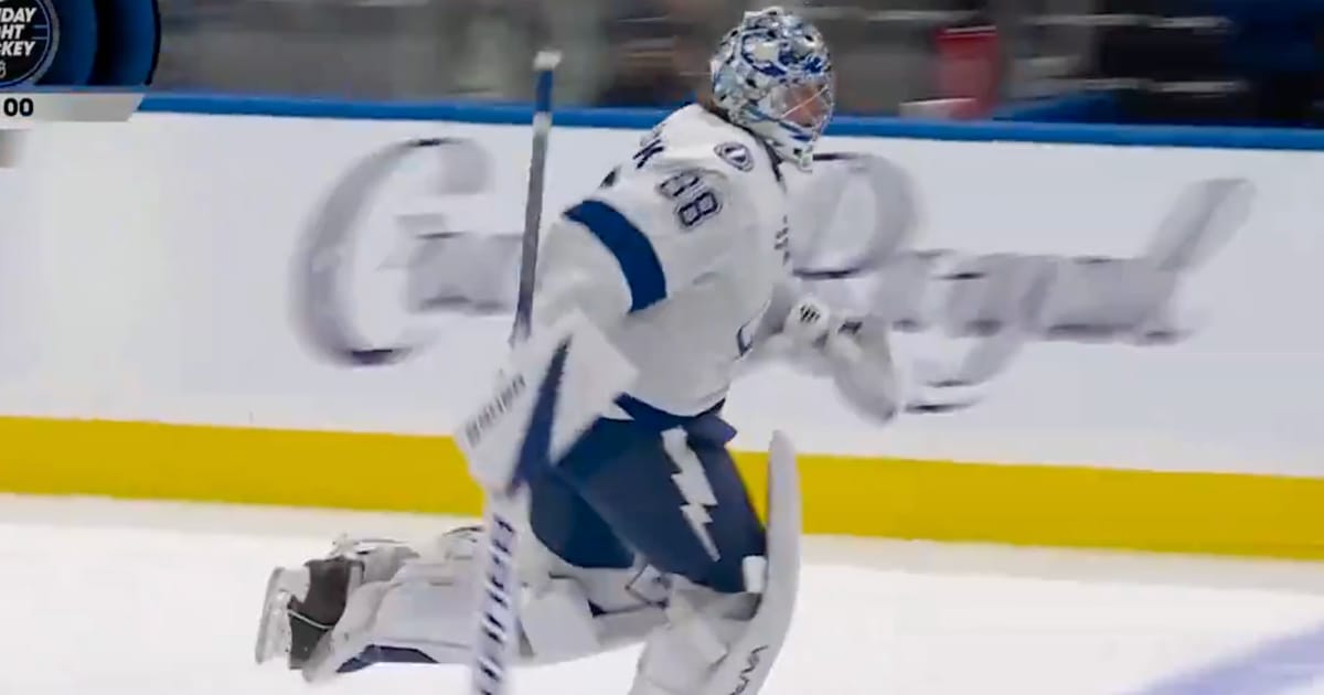 Andrei Vasilevskiy of the Tampa Bay Lightning