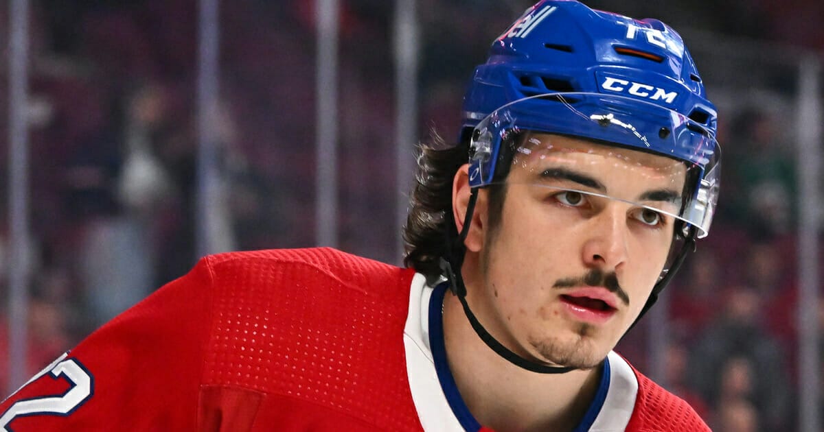 Arber Xhekaj of the Montreal Canadiens