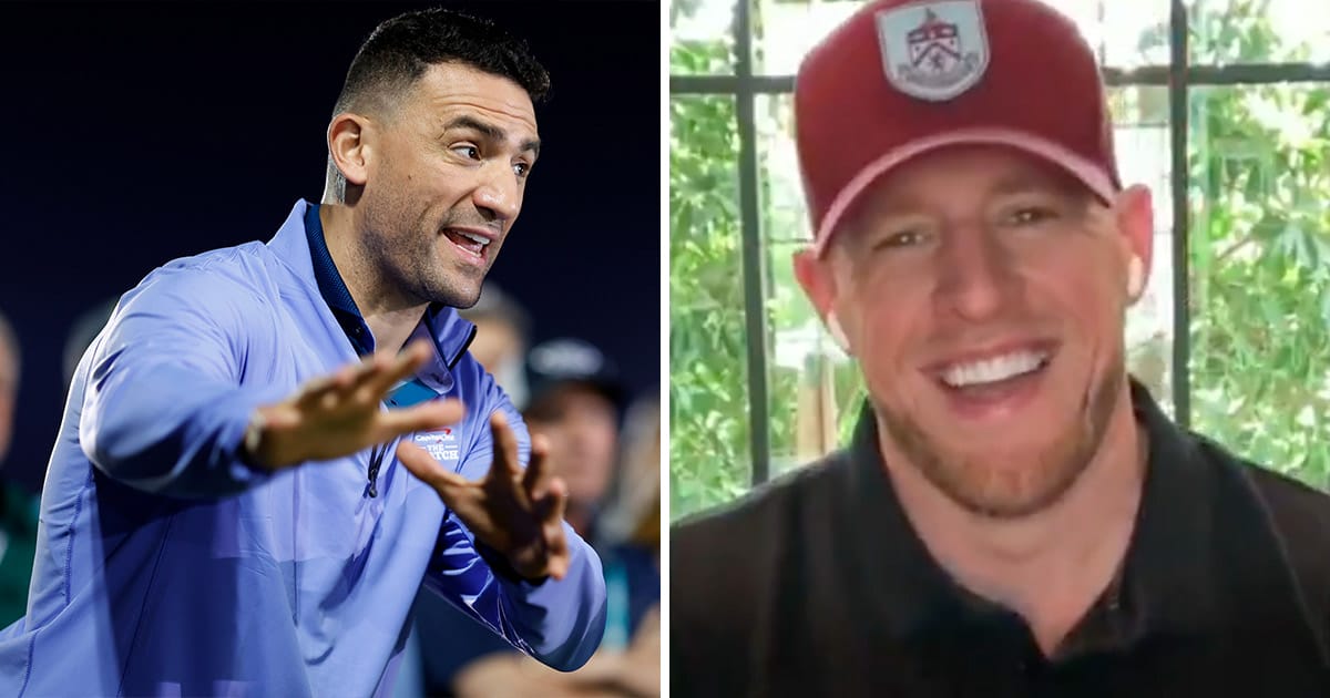 Former NHLer and NFLer Paul Bissonnette and JJ Watt