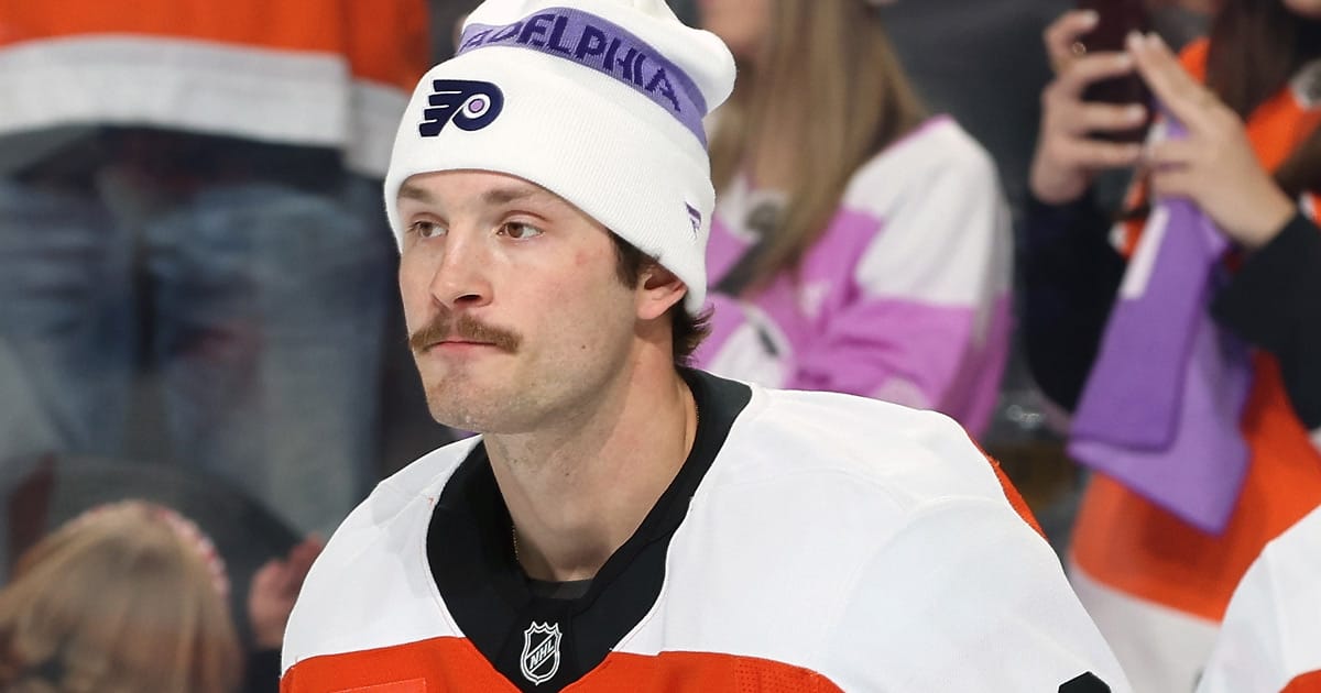 Joel Farabee of the Philadelphia Flyers