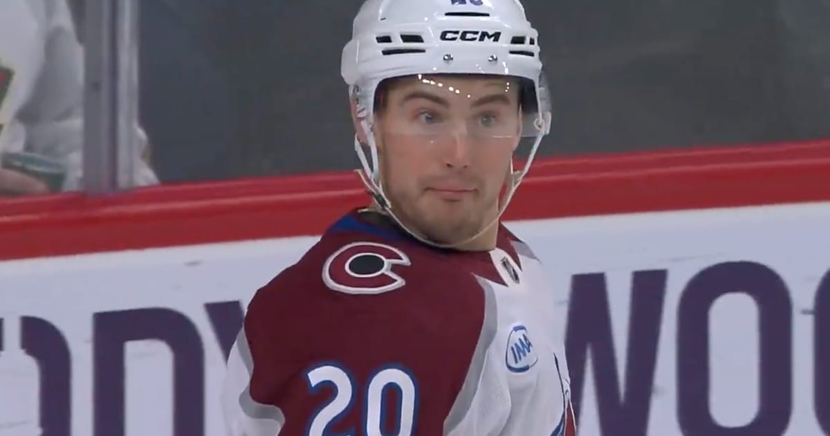 Ross Colton of the Colorado Avalanche