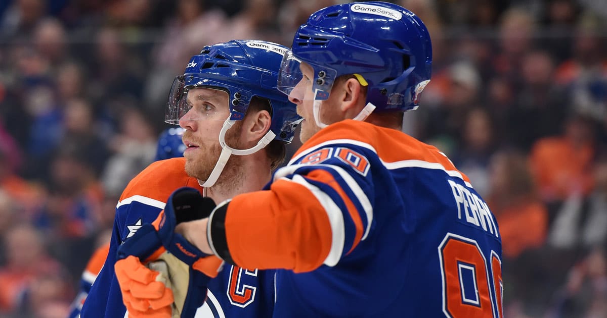 Corey Perry and Connor McDavid