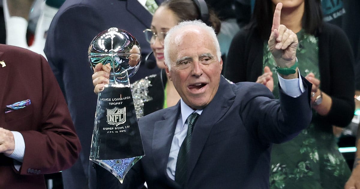 Philadelphia Flyers owner after winning the Super Bowl