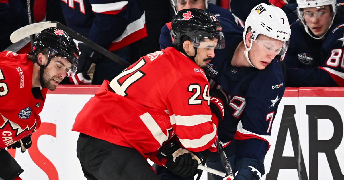 Seth Jarvis of Team Canada