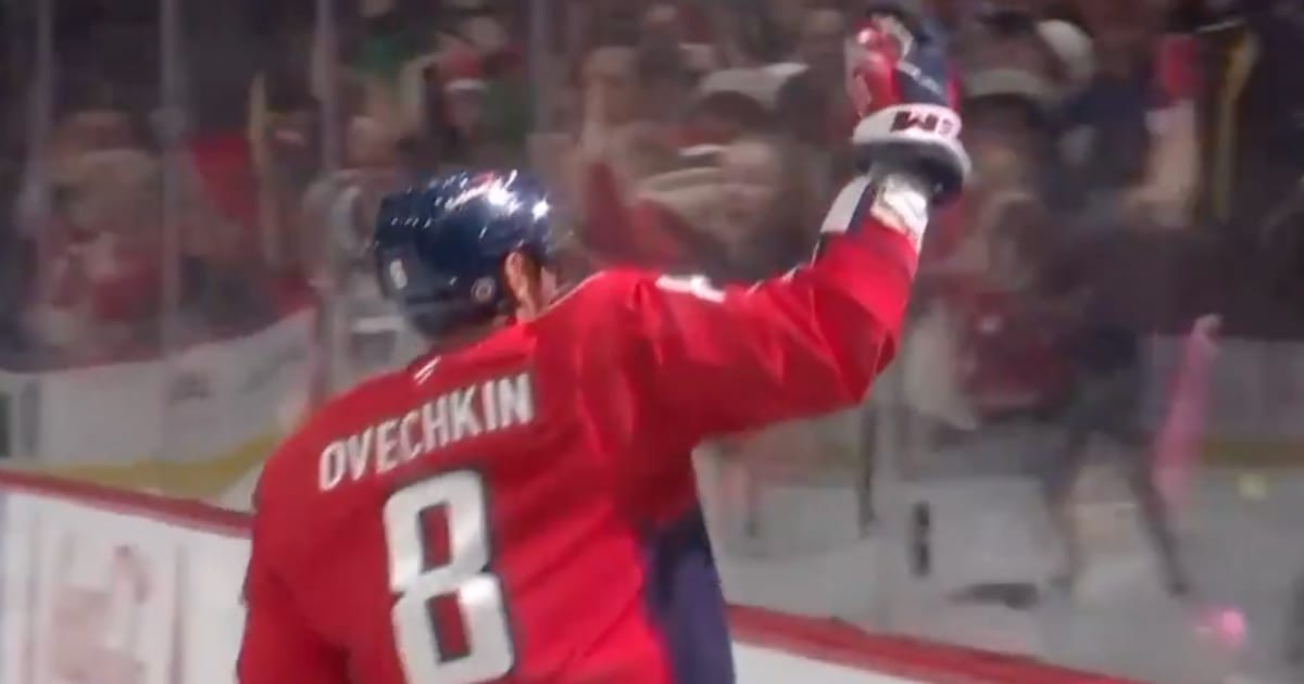 Alex Ovechkin of the Washington Capitals