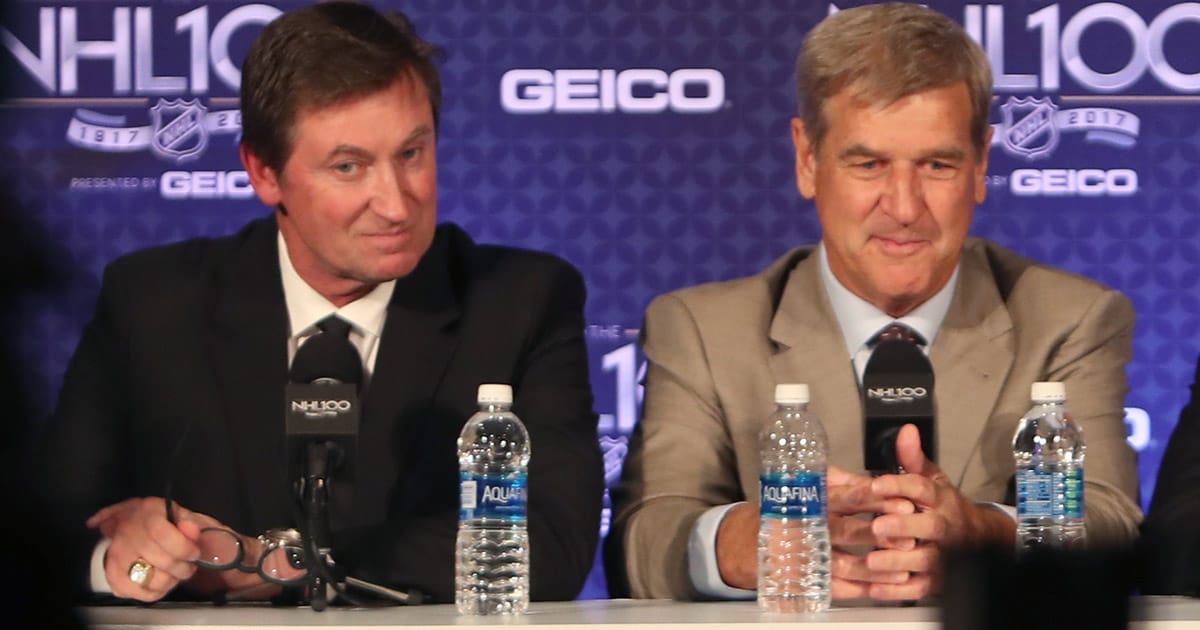 NHL icons Wayne Gretzky and Bobby Orr