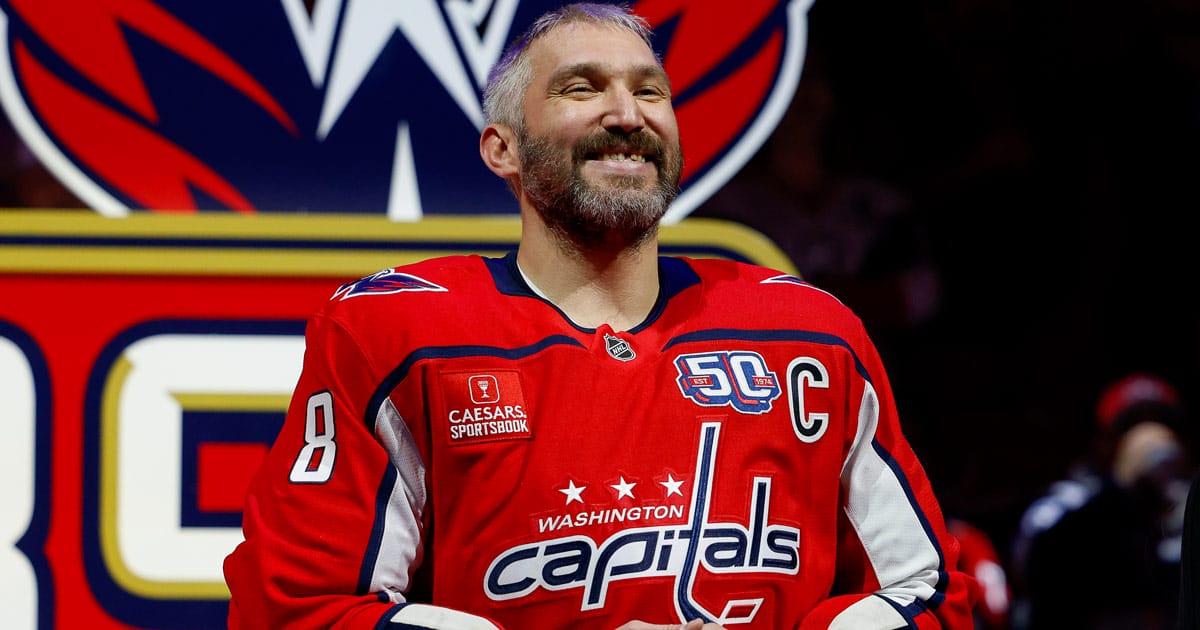 Alex Ovechkin of the Washington Capitals