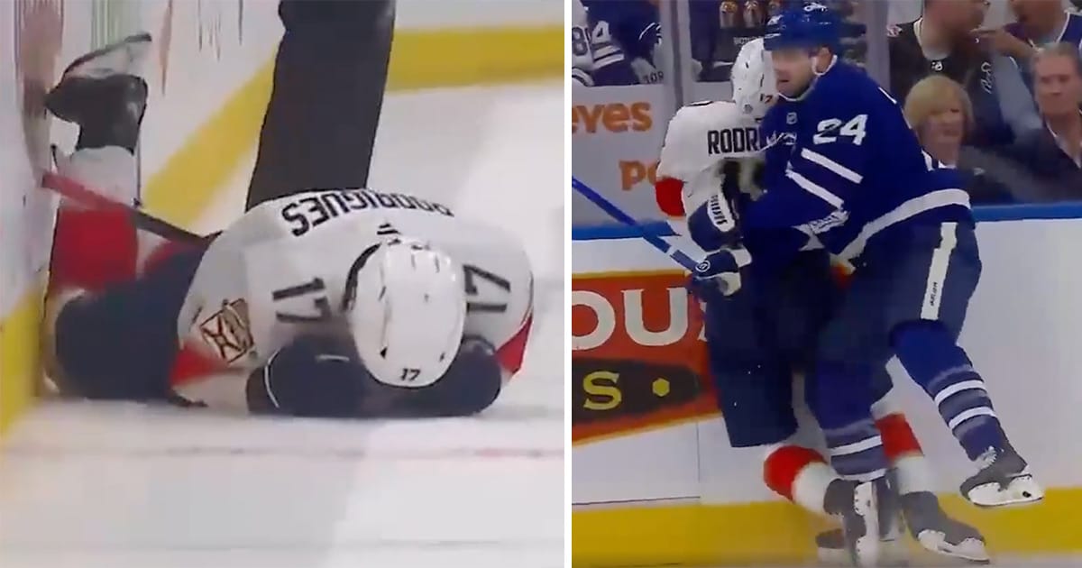 Florida Panthers' Evan Rodrigues against the Toronto Maple Leafs
