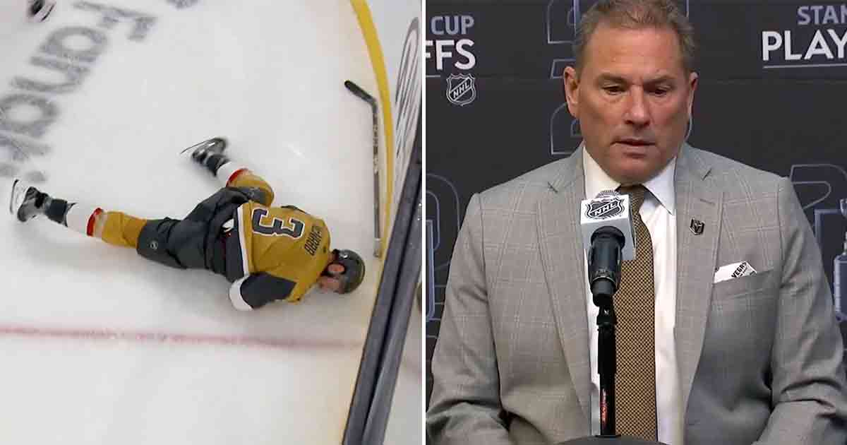 Bruce Cassidy calls out officials after missed tripping