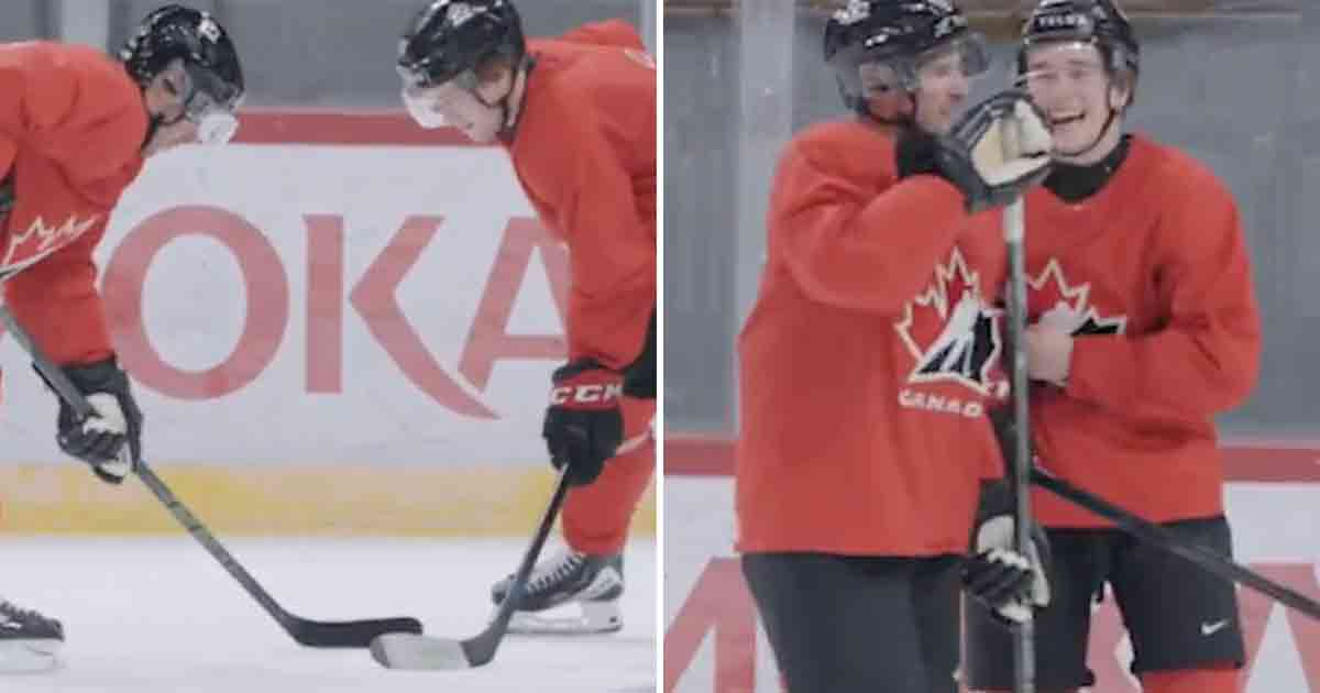 Sidney Crosby and Macklin Celebrini