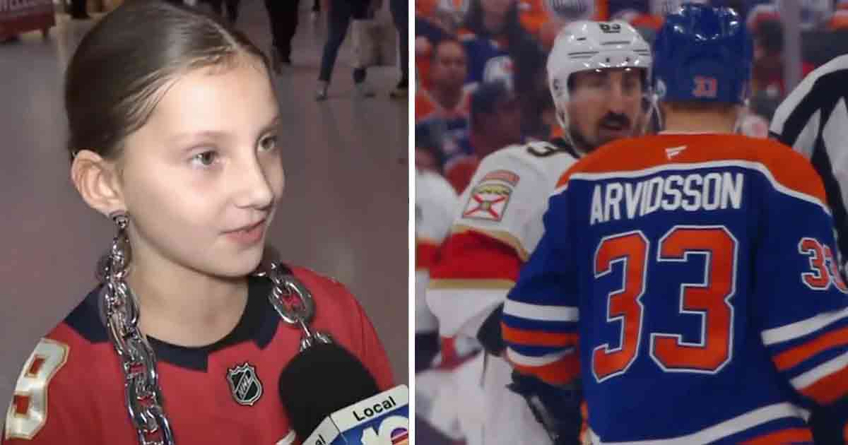 Young fan of Florida Panthers