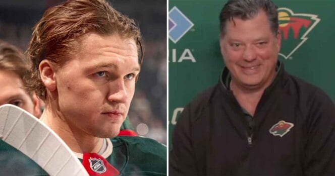 Kirill Kaprizov and Bill Guerin