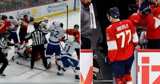 The Florida Panthers and the Tampa Bay Lightning