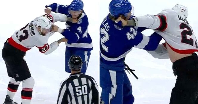 Tampa Bay Lightning rookie Curtis Douglas