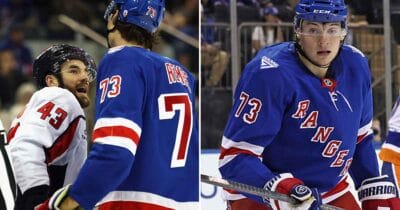 Matt Rempe and Tom Wilson