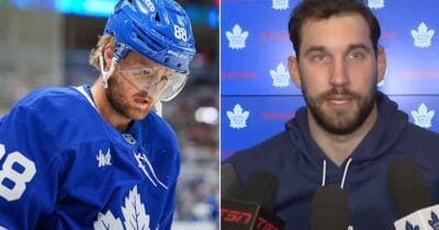 William Nylander and Anthony Stolarz