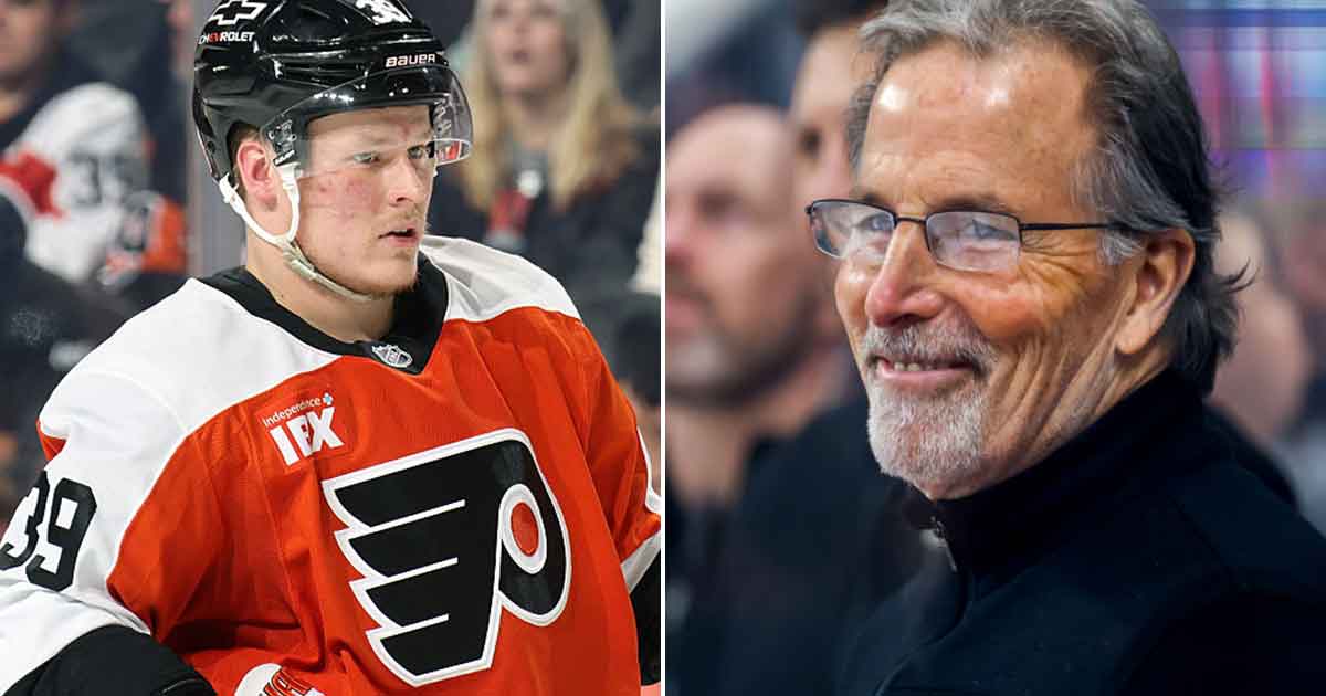 John Tortorella and Matvei Michkov