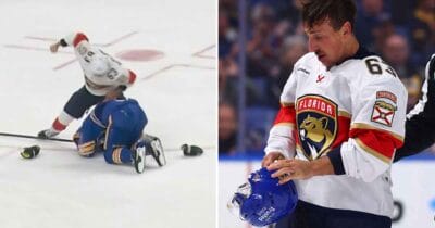 Brad Marchand and Rasmus Dahlin