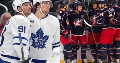 Toronto Maple Leafs and the Columbus Blue Jackets