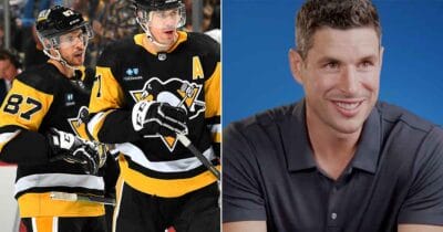 Evgeni Malkin and Sidney Crosby