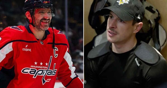 Alexander Ovechkin and Sidney Crosby