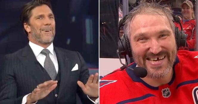 Henrik Lundqvist and Alexander Ovechkin