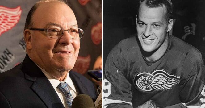 Scotty Bowman and Gordie Howe