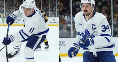 Max Domi and Auston Matthews