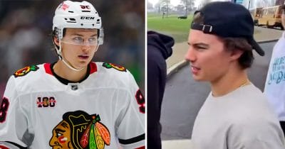 Connor Bedard called out by fans for his behavior in viral video.