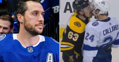 Ryan Callahan and Brad Marchand