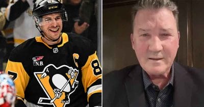 Sidney Crosby and Mario Lemieux