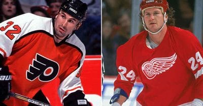 Craig Berube and Bob Probert