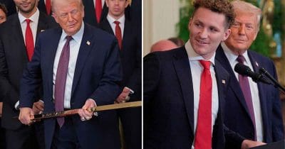 Donald Trump and Matthew Tkachuk