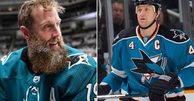 Joe Thornton and Rob Blake