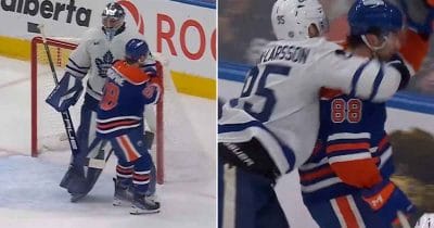 Oliver Ekman-Larsson and Andrew Mangiapane