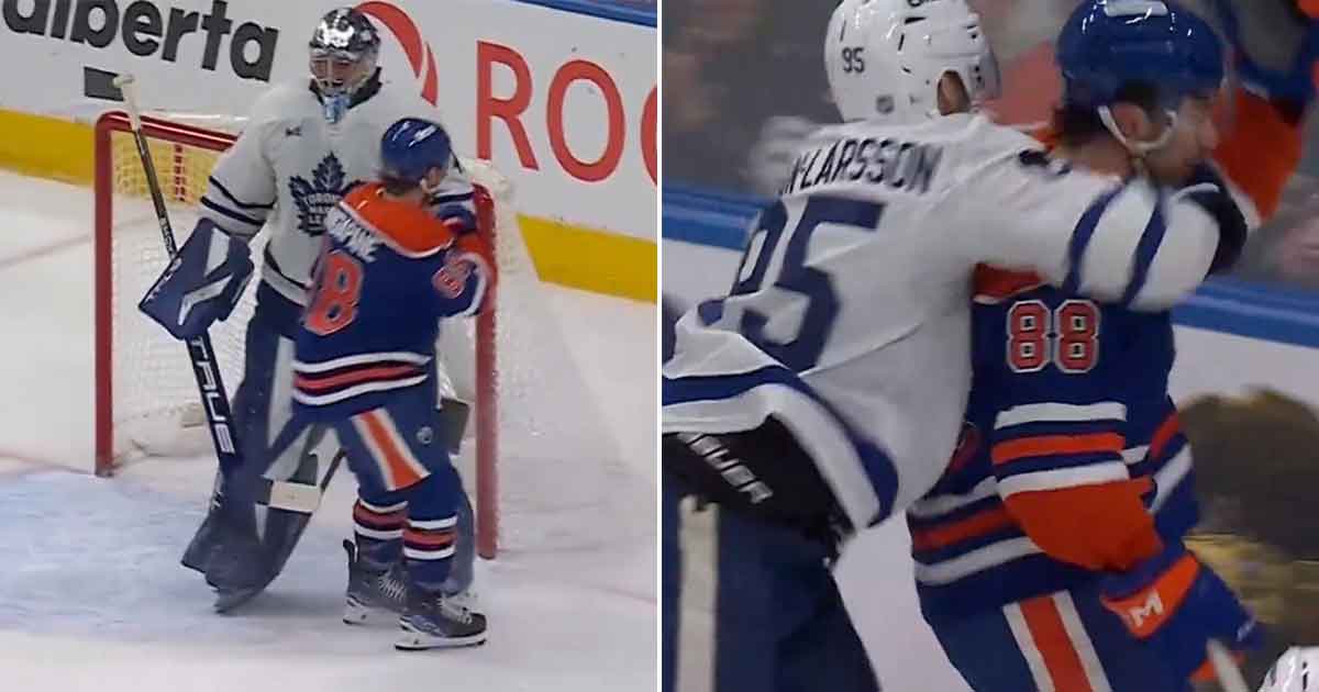 Oliver Ekman-Larsson and Andrew Mangiapane