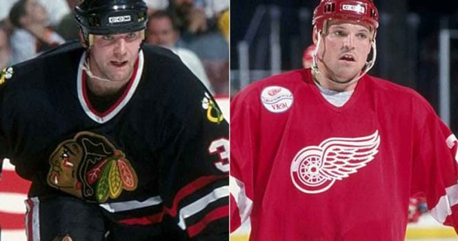Reid Simpson and Joey Kocur