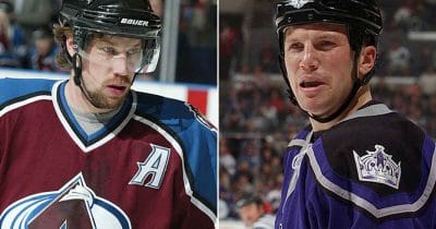 Peter Forsberg and Sean Avery