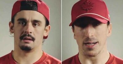 Seth Jarvis and Brad Marchand