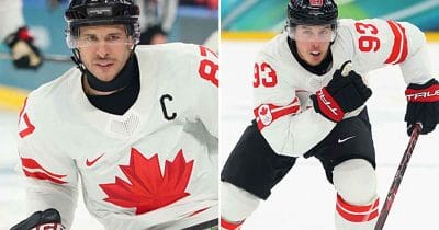 Sidney Crosby and Mitch Marner