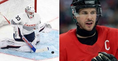 Julian Junca and Sidney Crosby