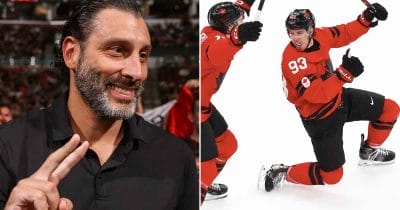 Roberto Luongo and Mitch Marner