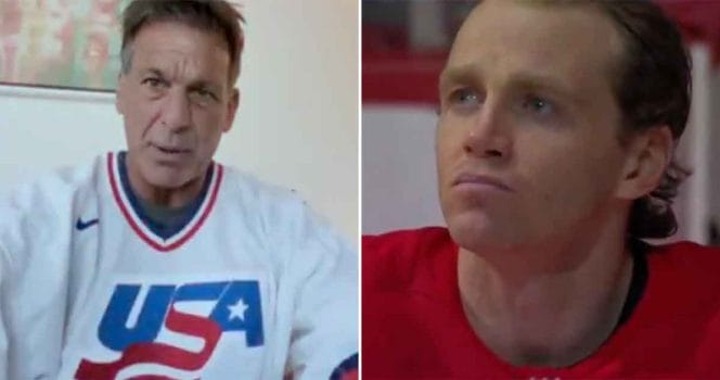 Chris Chelios and Patrick Kane