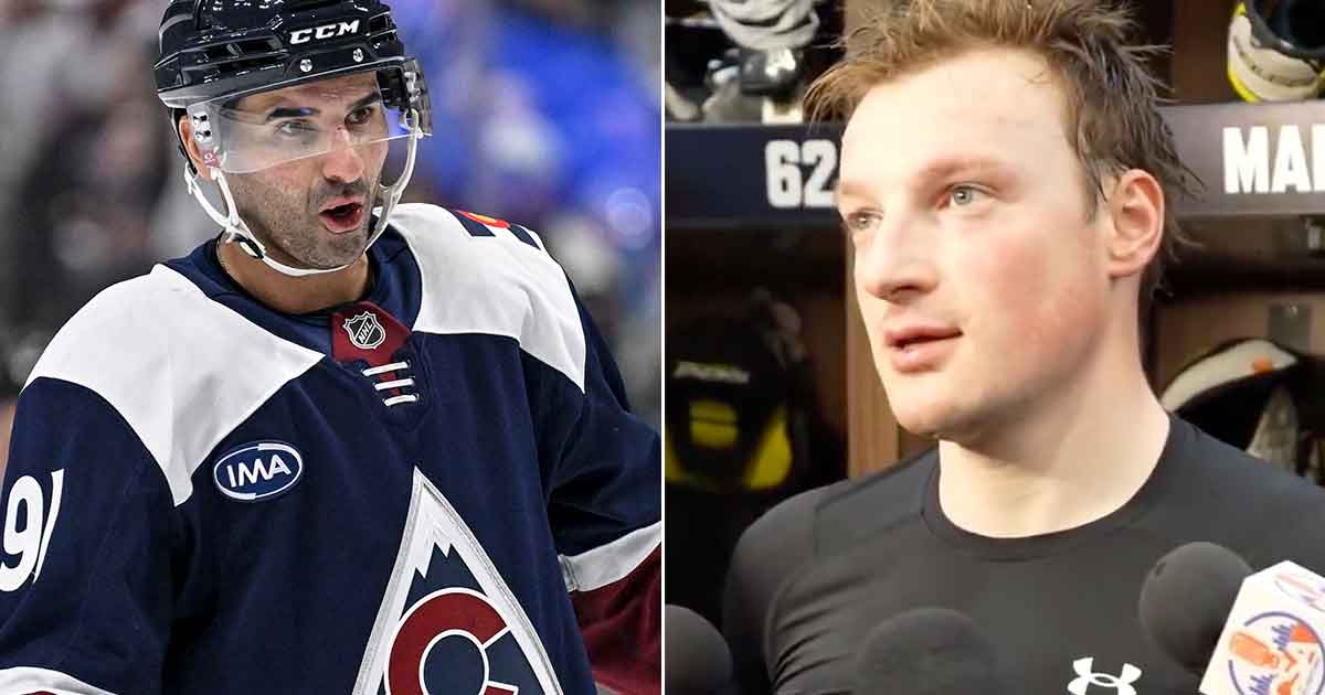 Nazem Kadri and Cale Makar
