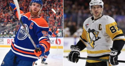 Connor McDavid and Sidney Crosby